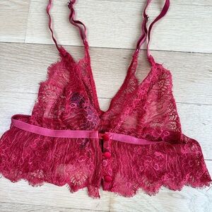 Red ASOS Bralette